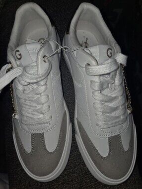 White & Gray Casual Women's Sneakers